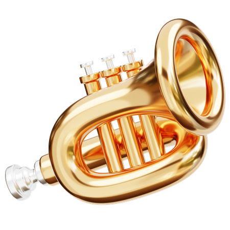 Trompeta  3D Icon