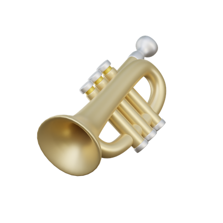 Trompeta  3D Icon