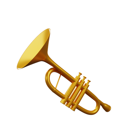 Trompeta  3D Illustration