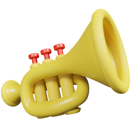 Trompeta  3D Icon