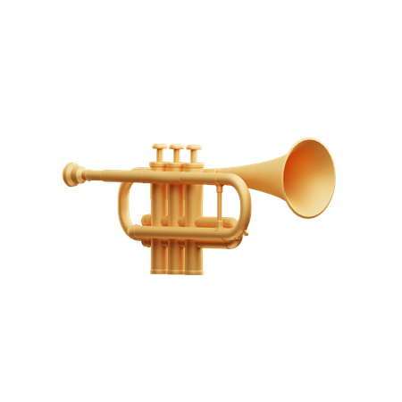 Trompete  3D Icon
