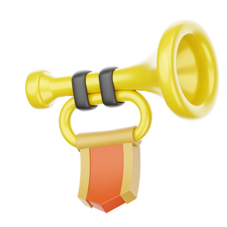 Trompete  3D Icon