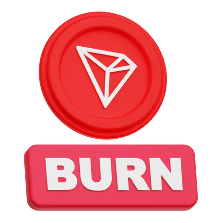 Tron Burn  3D Icon