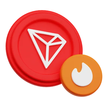 Tron Burning  3D Icon