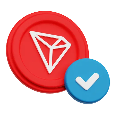 Tron Check  3D Icon