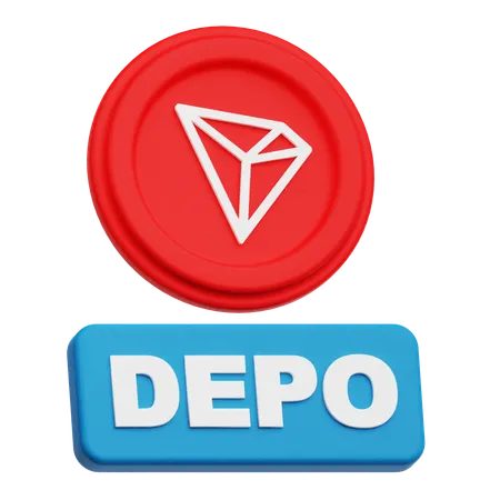 Tron Coin  depo  3D Icon