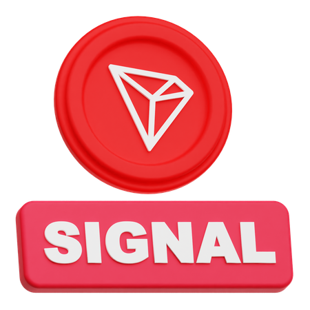 Tron Coin  signal  3D Icon