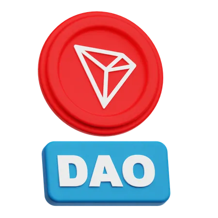 Tron Dao  3D Icon