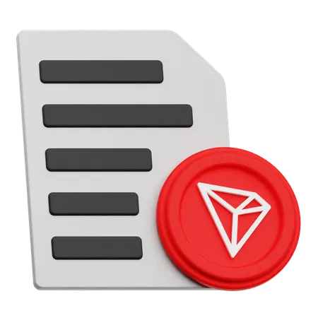 Tron Docuement  3D Icon