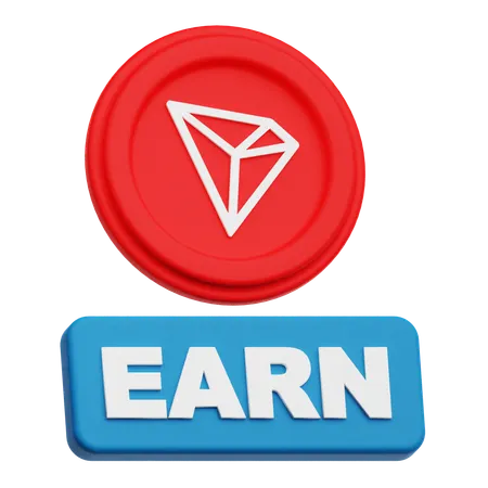 Tron Earn  3D Icon