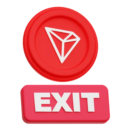 Tron Exit  3D Icon
