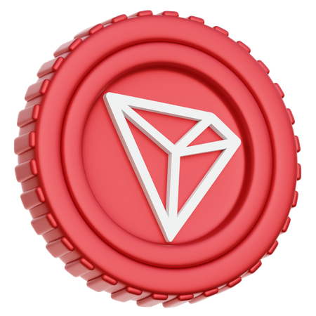Tron TRX Coin  3D Icon