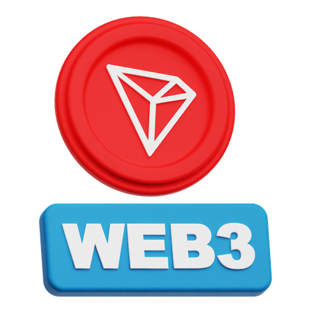 Tron Web 3  3D Icon