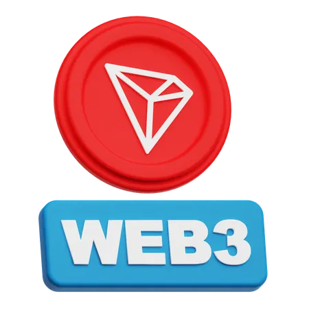 Tron Web 3  3D Icon