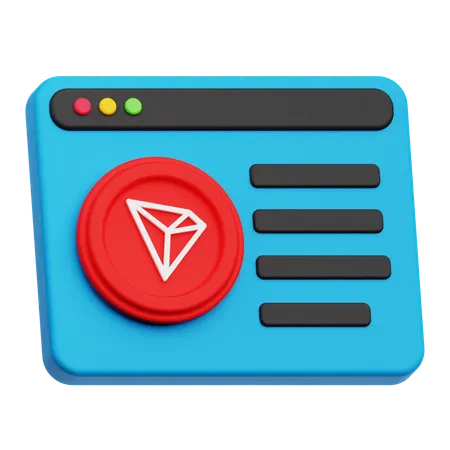 Tron Website  3D Icon