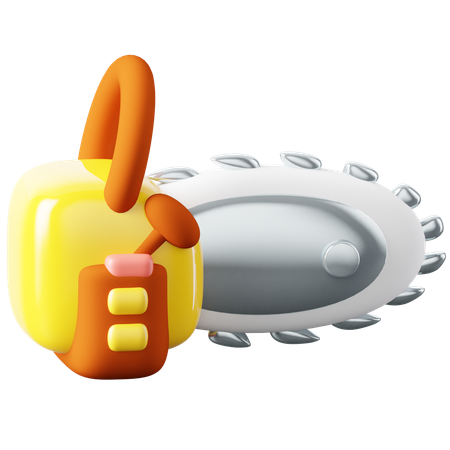 Tronçonneuse  3D Icon