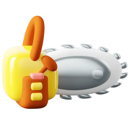 Tronçonneuse  3D Icon