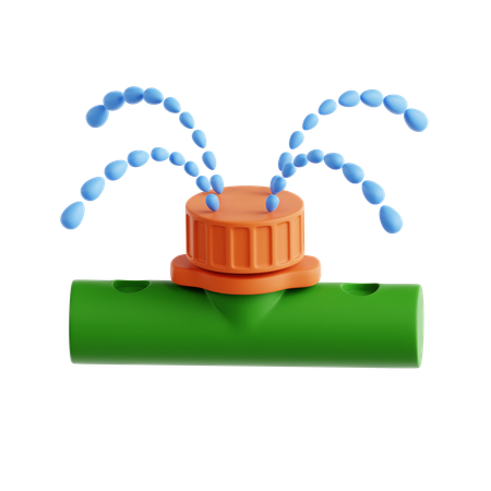 Tropfbewässerungssystem  3D Icon