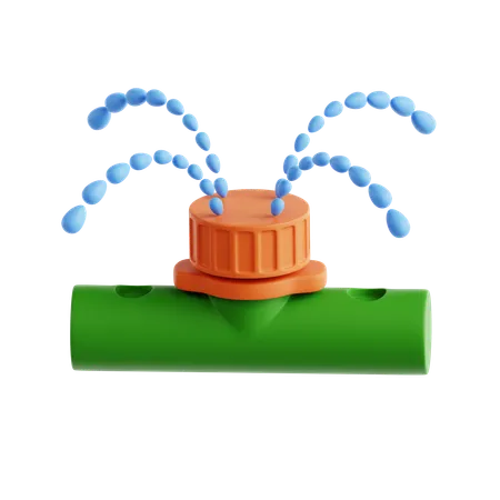 Tropfbewässerungssystem  3D Icon