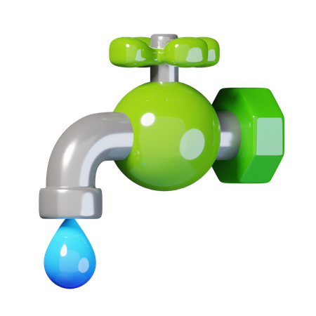 Tropfendes Wasser  3D Icon