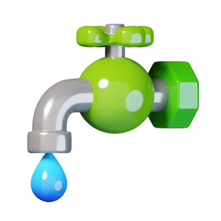 Tropfendes Wasser  3D Icon