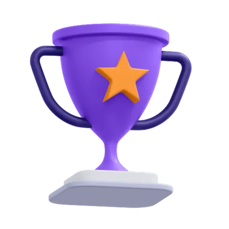 Trophäe  3D Icon