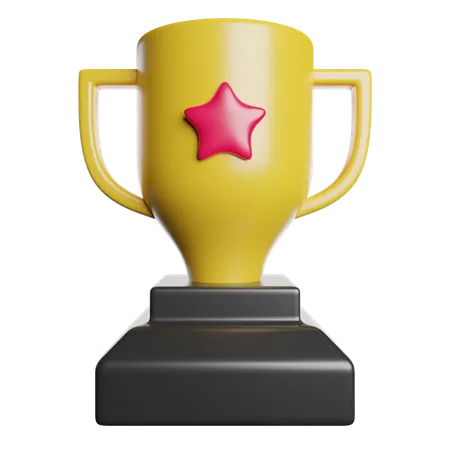 Trophäe  3D Icon