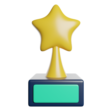 Trophäe  3D Icon