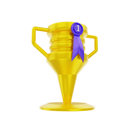 Trophäe  3D Illustration