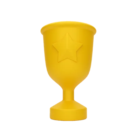 Trophäe  3D Illustration