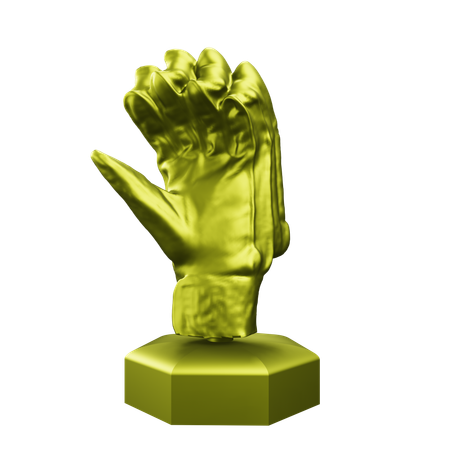 Trophäe für den besten Torhüter  3D Icon