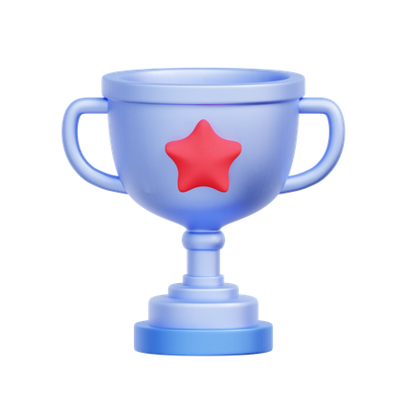 Trophäe für Erfolge 3D Icon