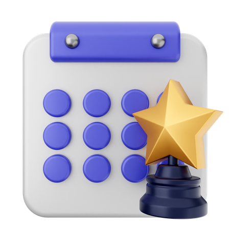 Trophäenkalender  3D Icon