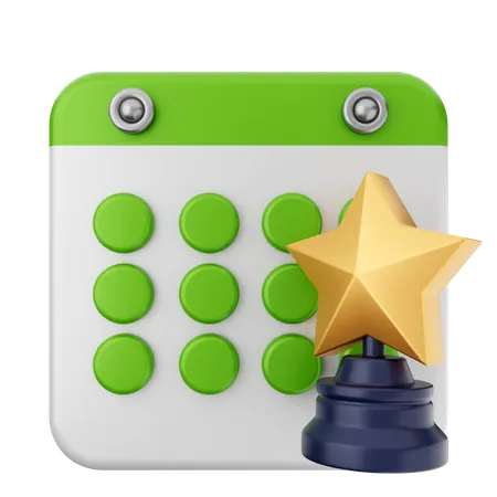 Trophäenkalender  3D Icon