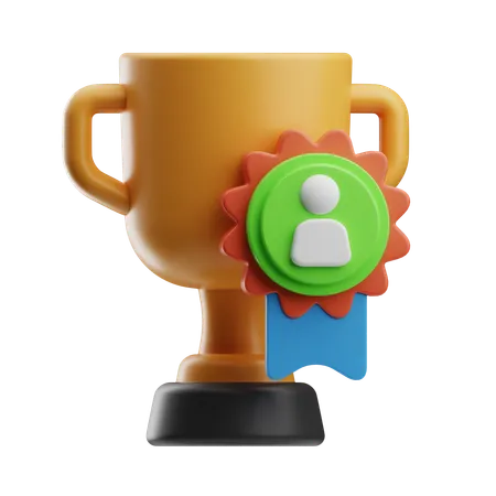 Trophäe  3D Icon