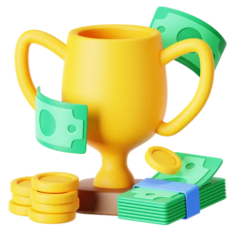 Trophäe Preis  3D Icon