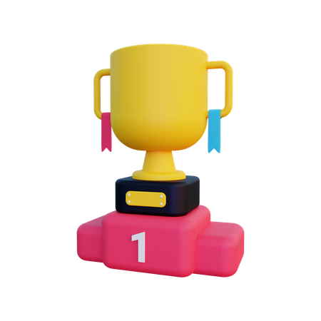 Trophée  3D Illustration