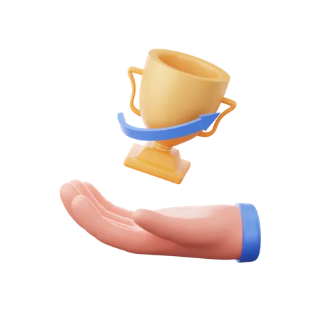 Trophée  3D Illustration