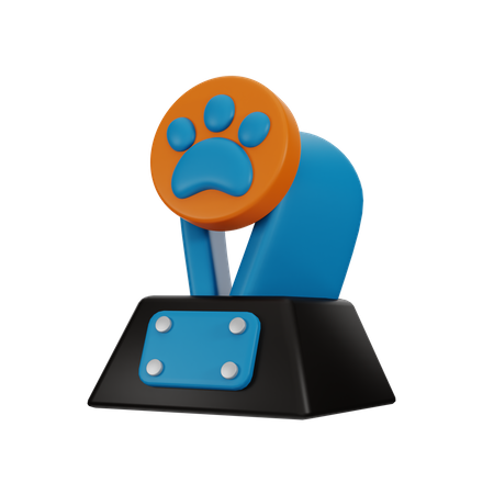 Trophée pour animaux de compagnie  3D Icon