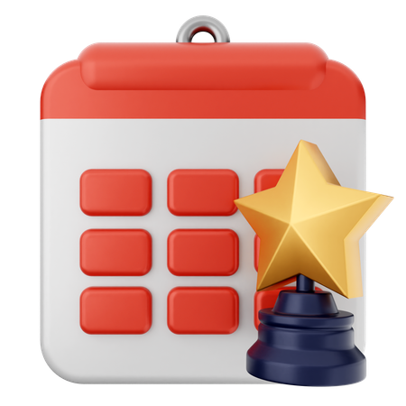 Calendrier des trophées  3D Icon