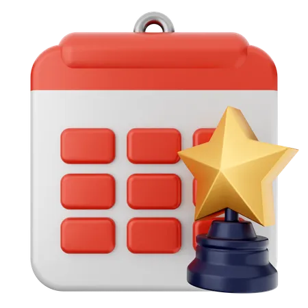 Calendrier des trophées  3D Icon