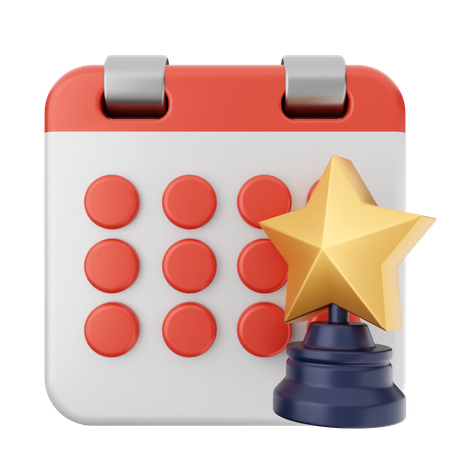 Calendrier des trophées  3D Icon