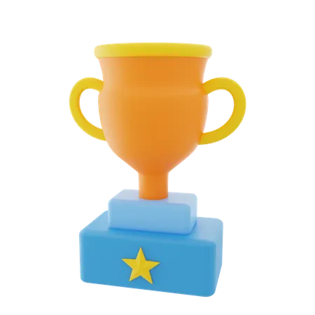 Coupe du trophée  3D Icon