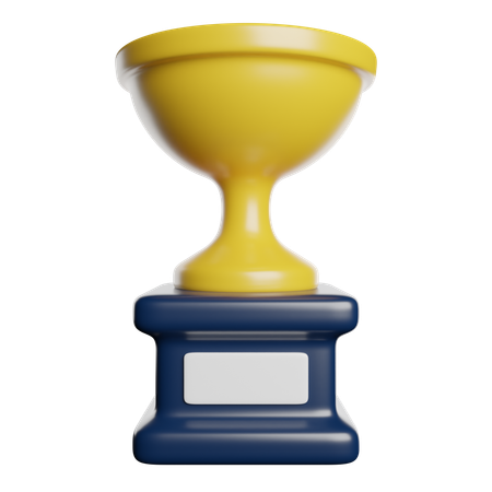 Coupe du trophée  3D Icon