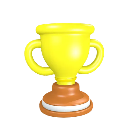 Coupe du trophée  3D Illustration