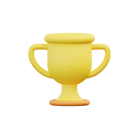 Coupe du trophée  3D Illustration