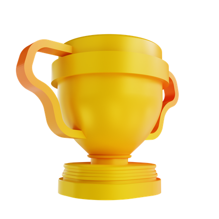 Coupe du trophée  3D Illustration