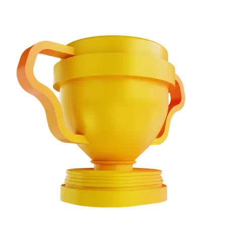 Coupe du trophée  3D Illustration