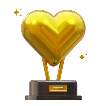 Trophée d'amour  3D Icon