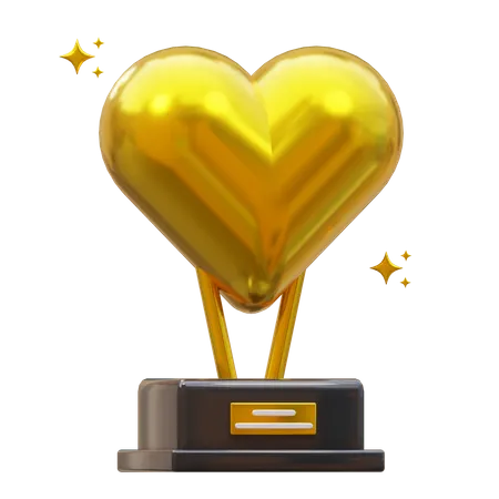 Trophée d'amour  3D Icon